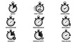 © Satria - Performance and optimization timer icons with labels.
