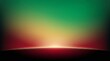 © Studio NS - Abstract horizontal gradient background with vibrant red green and gold glowing light ray.