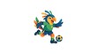 © Ny - Cartoon parrot playing soccer with a ball, sports mascot concept with vibrant colors