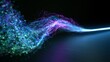 © Khawla - 3D Neural Network with Big Data Flow and Cybersecurity AI Technology Background