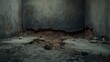 © NeuralNiche - Inspection scene with water damage revealing weak foundation and unstable soil conditions