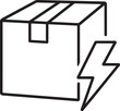 © Apon - Fast delivery package with lightning bolt