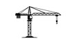 © aditya - Construction Crane Silhouette Vector Icon