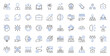 © Binaya - Leadership, Team Management, Business Growth, Human Resources and Workforce Development Line Icons Set Editable Stroke Vector Illustration