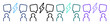 © D. Resonant Studio - speech bubble notification user message icon set on transparent background