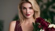 © Bussakon - A beautiful blonde woman posing in warm soft light creates an elegant and sophisticated portrait