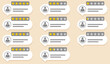 © Mirikiteki - Customer rating review cards illustration with different star scores, user profile icons and feedback text bubbles, online testimonial template for app, website, service quality and survey design