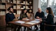 © starush - Estate And Retirement Review With Siblings And Older Parent In Study