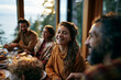 © BlackBridge Media - Happy Family Enjoying Meal Together Indoors
