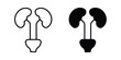 © JonathanC - Urology icon set illustration. icon designs