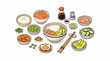© Vuny - Variety of Asian food ingredients.