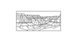 © Yamaha - Black and white canyon landscape drawing.