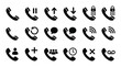 © Towhidul - Comprehensive telephone and communication icon set with telephone communication voicemail