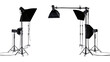 © Sorin - Professional studio lighting equipment setup, isolated on transparent background