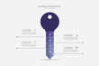 © Ulpiyah - Key to Success Infographic Template with 4 Steps for Business Strategy and Growth