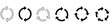 © icons gate - Refresh Rotate Arrow Icons Set in outline, bold, double-line, circular, and three-arrow styles. Ideal for reload, sync, recycle, update, loading, loop, and repeat action concepts.
