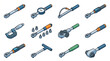 © vinsmoke - Collection of Various Torque Wrenches and Tools for Precision Measurement.