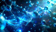 © aigo - Futuristic Molecular Network Abstract Background 02