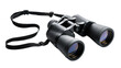 © Leon - Black rubberized binoculars with neck strap