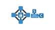 © ANISURRAHMAN - Smart Contract Icon With Padlock And Network Nodes On White Background