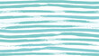 © Etika - Aqua striped pattern with brushstroke texture and white background