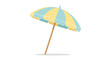 © Mbah - Colorful Beach Umbrella Providing Shade for a Perfect Summer Day