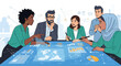 © jervinjerkaeffmason - Diverse people in business meeting.