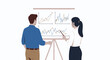 © Gledek - Business colleagues analyzing charts on a whiteboard for project assessment