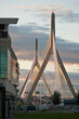 © Connect Images - Traffic moving on a bridge, Leonard P. Zakim Bunker Hill Bridge, TD Garden