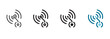 © Matibie Digistock - Sensor icon with wireless frequency transmission signals and detection nodes representing smart factory proximity telemetry, digital manufacturing data tracking, and internet of things connection.