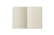 © babu - An open notebook with grid paper pages, lying flat on a black background, showing a clean layout for writing, sketching, or planning
