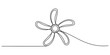 © Single Outline  - Continuous single line drawing of a boat propeller ship engine part Vector, illustration