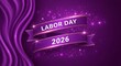 © Beli - Labor day 2026 celebration with purple ribbons and sparkles