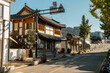 © Anna Sorokina/Stocksy - Quiet street with traditional houses in Jeonju