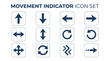 © Alex - Movement Indicator Icon Set Collection.
