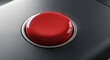 © gam - Close up of a large red emergency push button on a dark console.