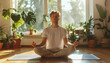 © Nimbbou - young man meditating in yoga pose