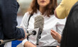© Daniel - A news reporter conducting an interview with an individual for a media outlet, capturing professional journalism, communication, information gathering, and public reporting in action.