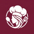 © ENDRY - Female Chef Logo Icon.