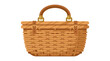 © adakami.art - Traditional woven wicker picnic basket with handle.