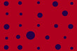 © Maxym Obeziuk - Dark Blue Circles Red Background