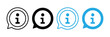 © Firoz Art Studio99 - Information Icon Set – Info Button, Help Support & User Interface Vector Collection