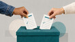© Jason Yoder - People Casting Ballots in Voting Box