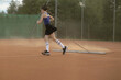 © Michaela Begsteiger - Mädchen, 11, am tennisplatz