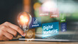 © Images for you - Digital marketers develop data-driven campaigns using SEO, audience targeting, advertising analytics, social media promotion, market research, conversion optimization, and strategic planning