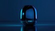 © gelaik - A futuristic black and blue device appears modern and glossy