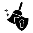 © darwin - data cleaning Solid icon