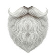 © scrdy - White mustache and beard PNG file on a transparent background