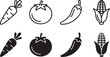 © Mostakim72 - Vegetable icon set