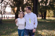 © Ljustina - Couple walking, enjoying time together in autumn park